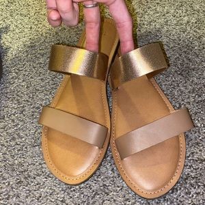 Gold Sandals